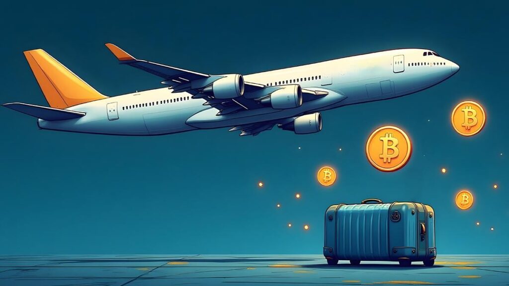 رزرو هواپیما با ارز دیجیتال برای تورهای خارجی
